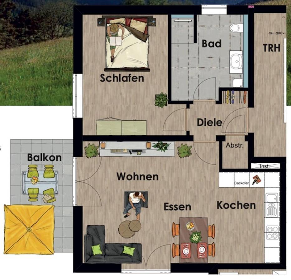 Rehkitz Apartman Baiersbronn Kültér fotó